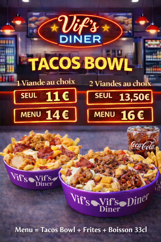 Affiche Tacos Bowl